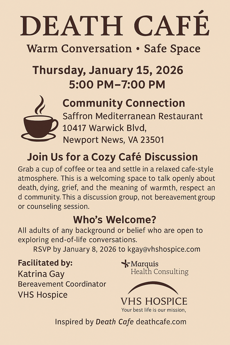 Newport News VA Death Cafe