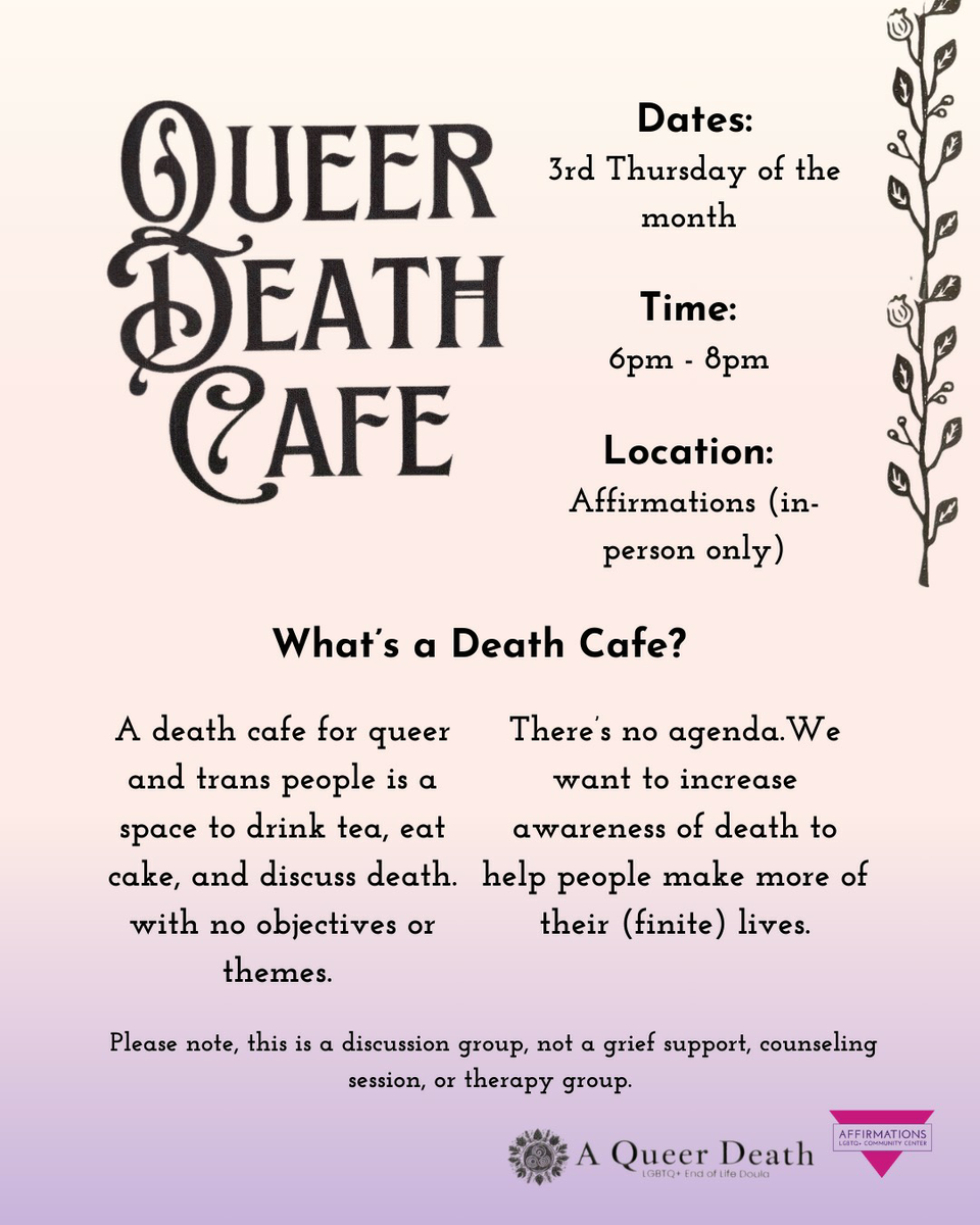 A Queer Death Cafe Ferndale, MI