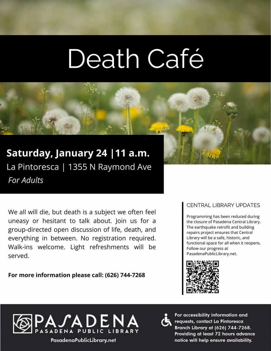 La Pintoresca Death Cafe Pasadena