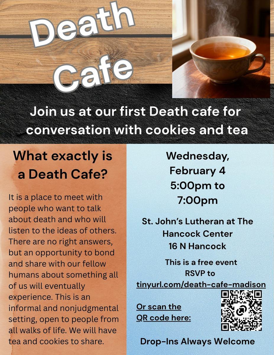 Madison, WI Death Cafe 