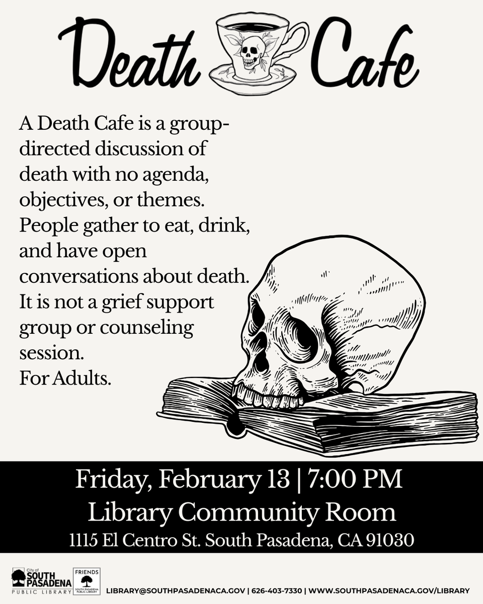 South Pasadena, CA Death Cafe