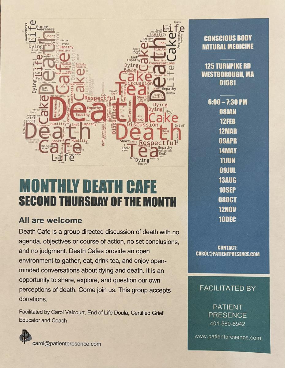 Westborough, MA Death Cafe