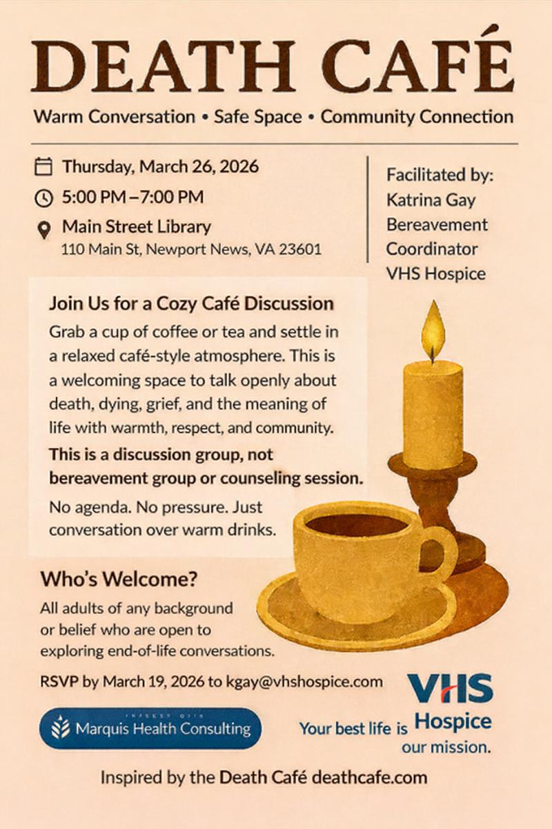 Newport News, VA Death Cafe