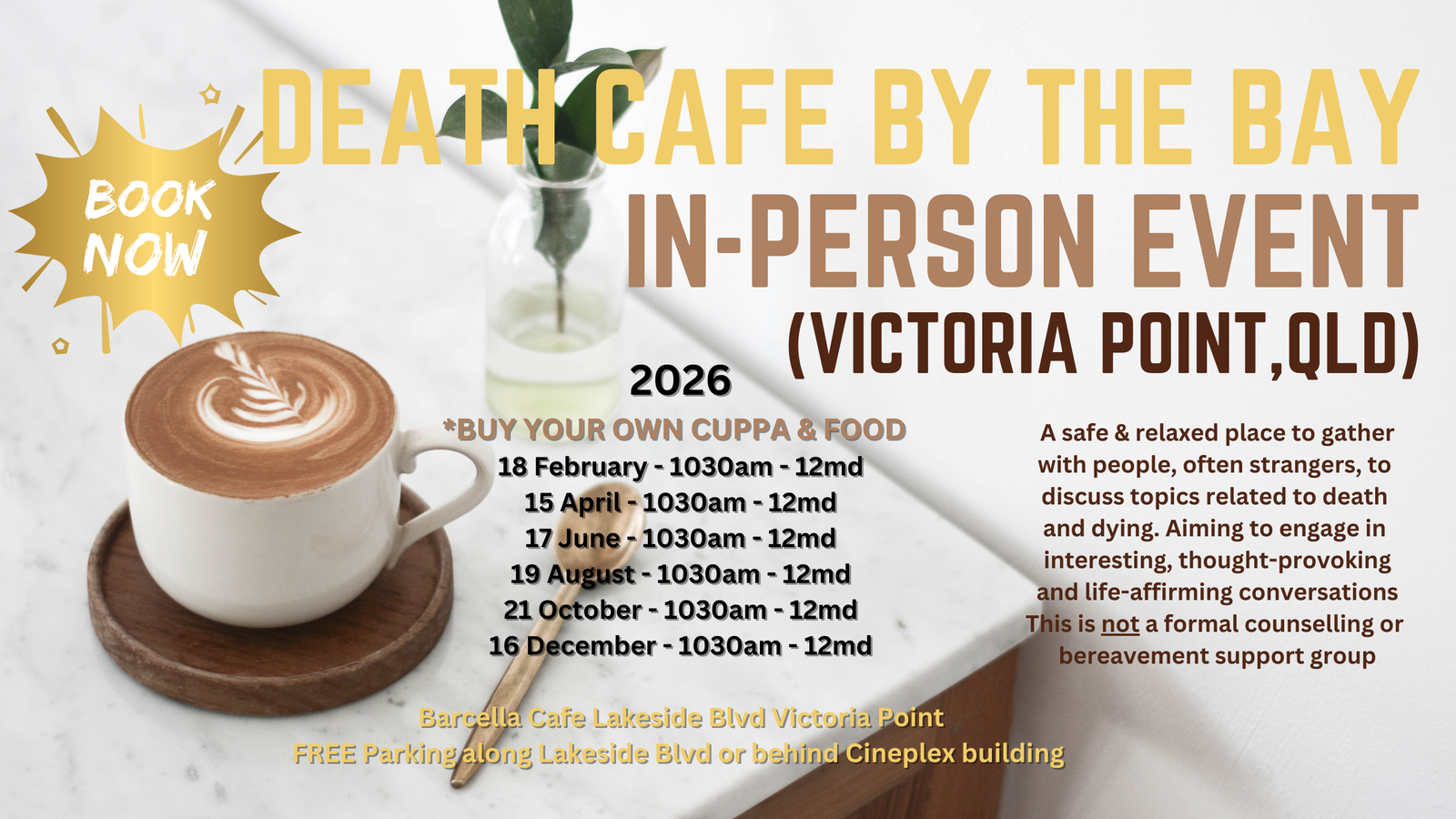 Victoria Point Death Cafe by the Bay - in person