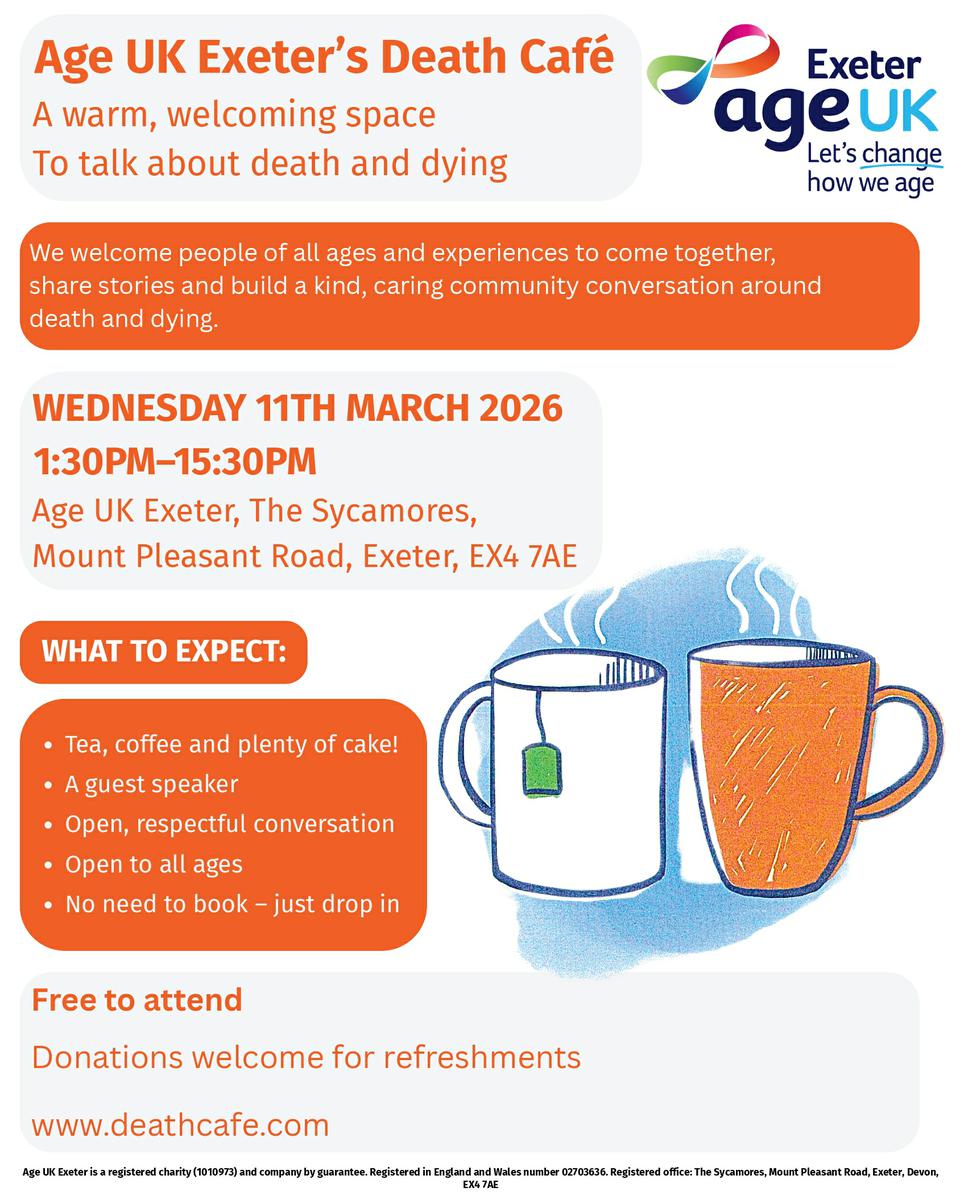 Death Cafe Exeter (Age UK Exeter)