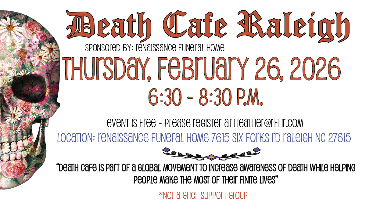 Death Cafe Raleigh NC