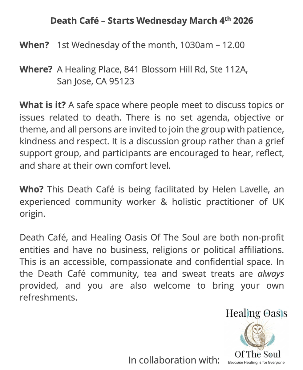 South San Jose Death Cafe