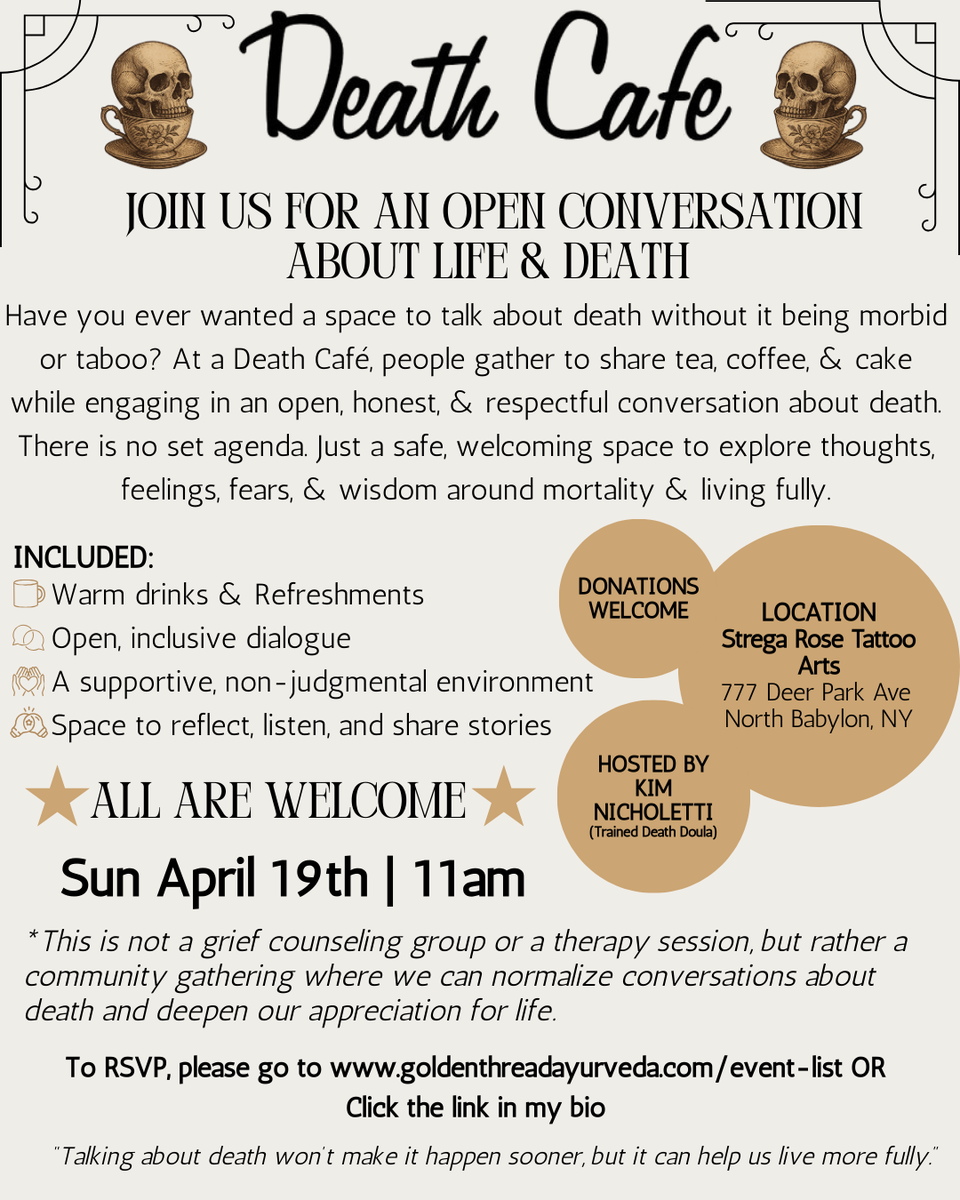 Death Cafe - Long Island