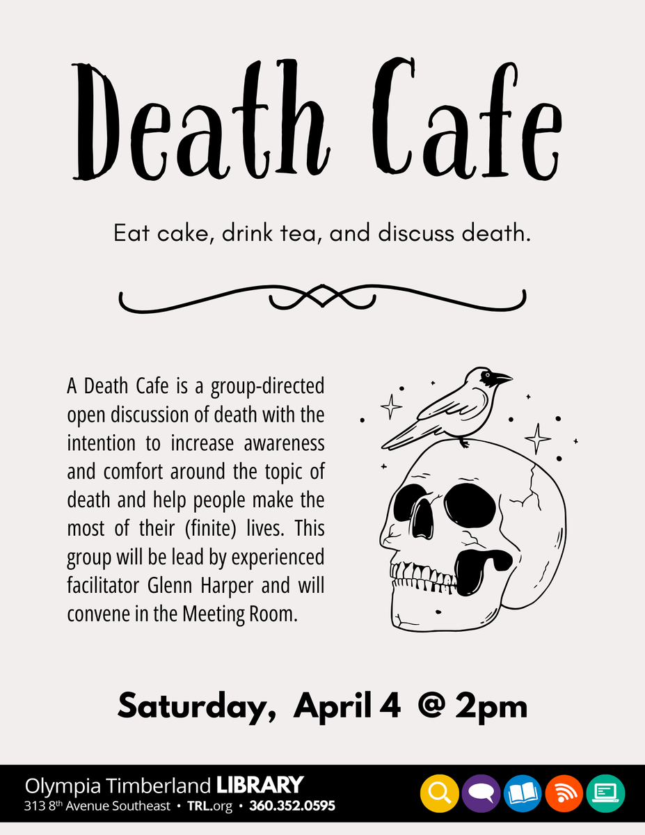 Olympia WA Death Cafe @ Olympia Library
