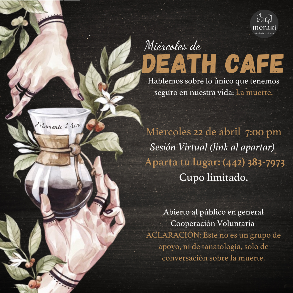 Querétaro Death Cafe (virtual) GMT-6