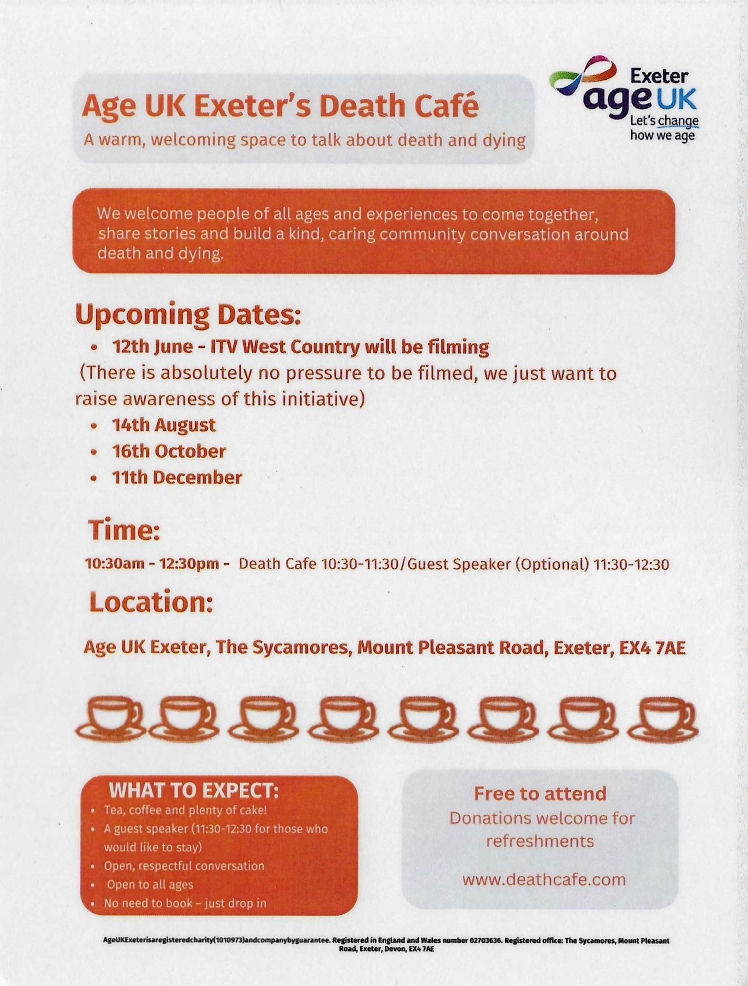 Age UK Exeter Death Cafe