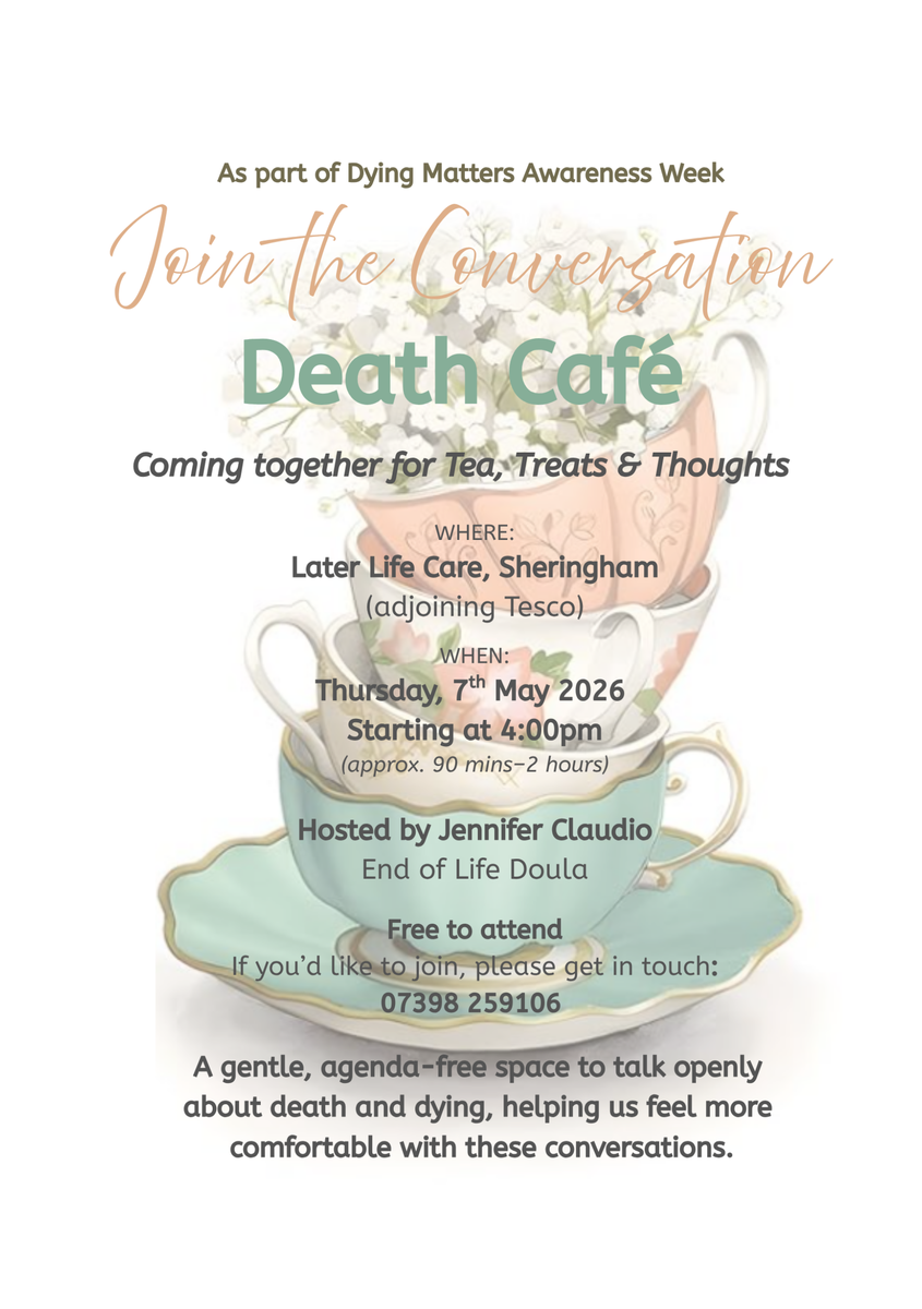 Death Cafe – Sheringham, Norfolk