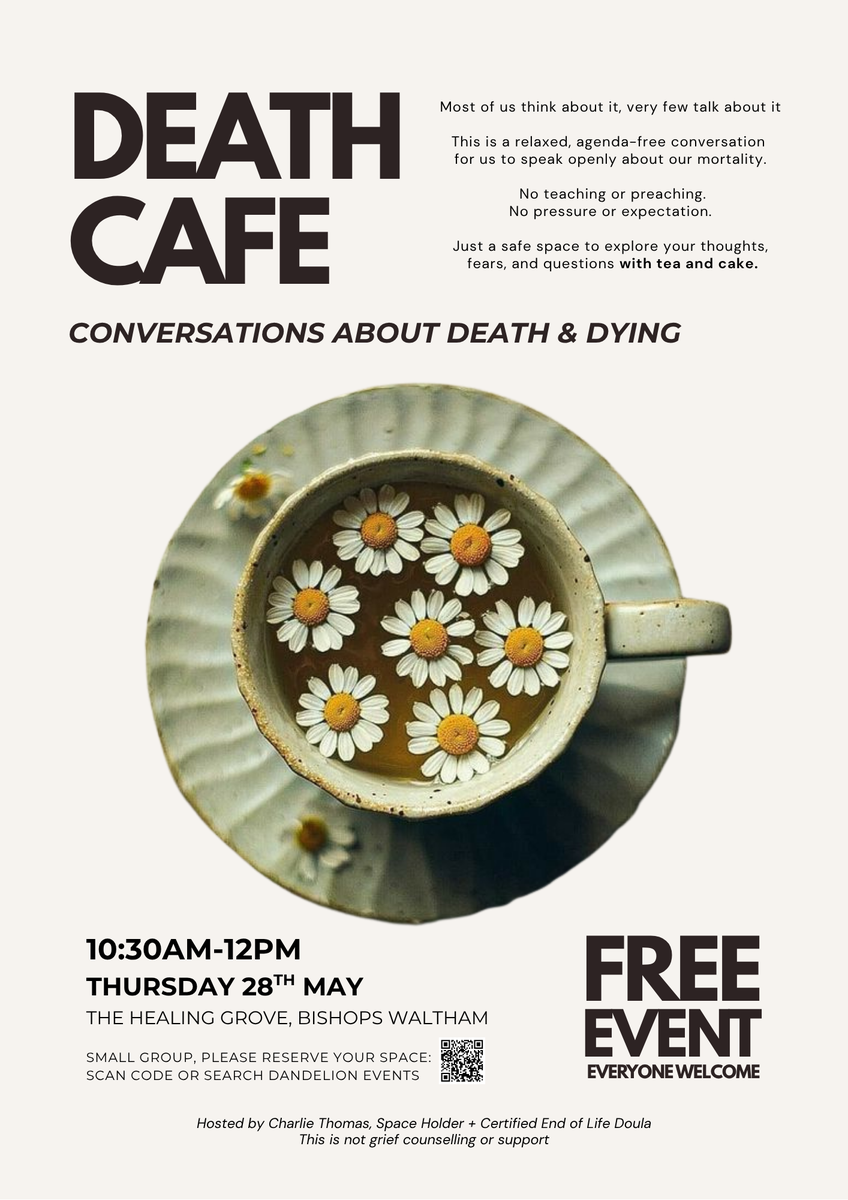 Bishops Waltham Death Cafe: Conversations about Death & Dying