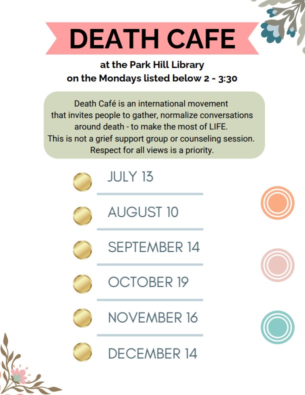 Denver Death Cafe at Park Hill Branch Library