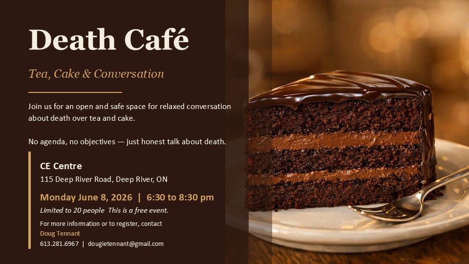 Death Cafe - Deep River, ON