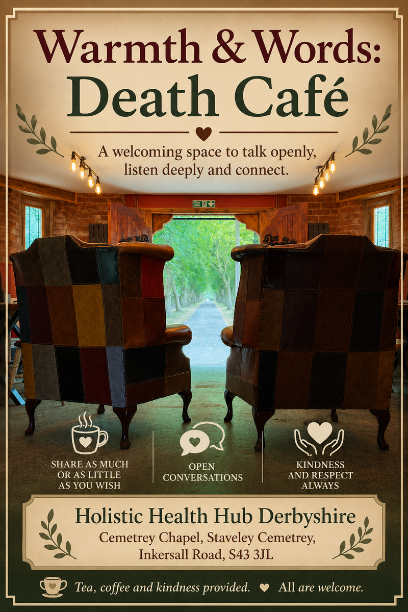 Warmth & Words; Death Cafe 