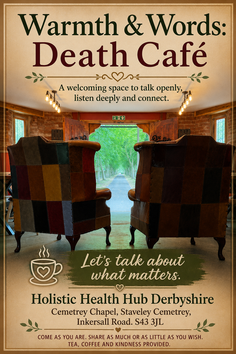 Warmth & Words; Death Cafe 