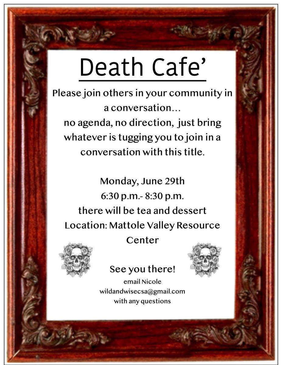 Death Cafe' Petrolia