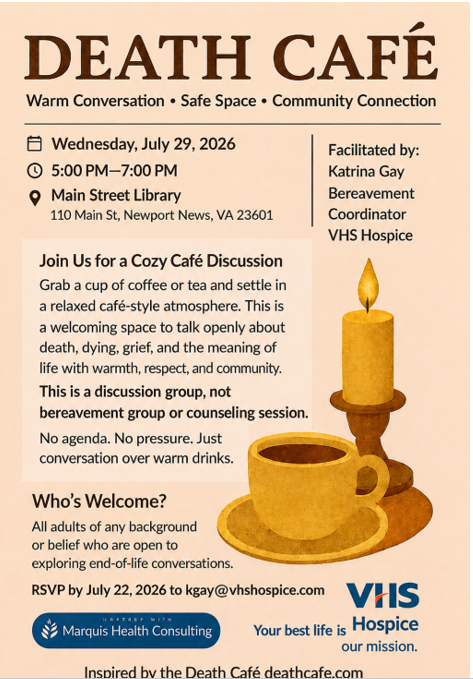 Bishops Waltham Death Cafe: Conversations about Death & Dying