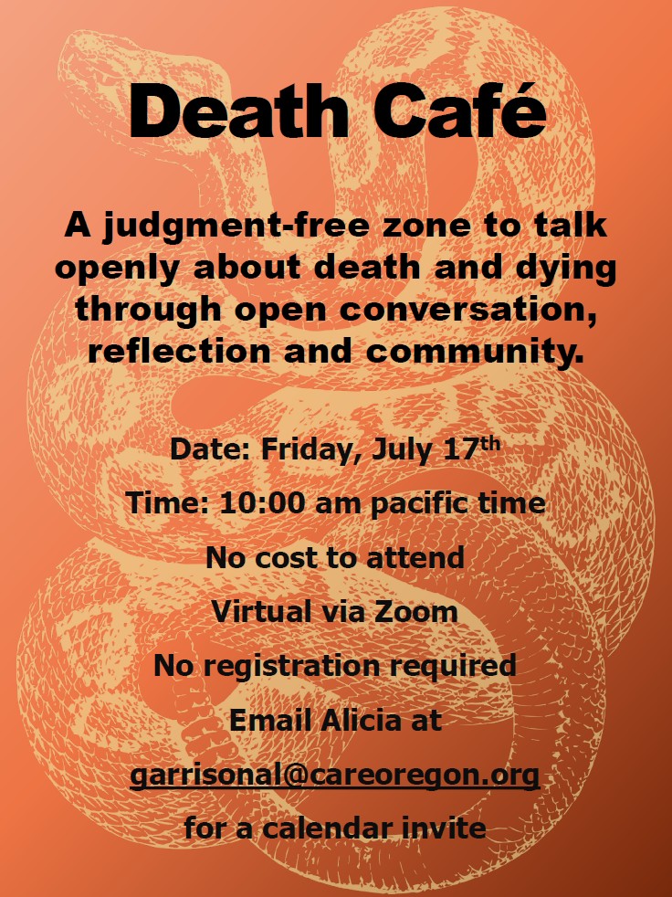 Death Cafe - North Coast Oregon