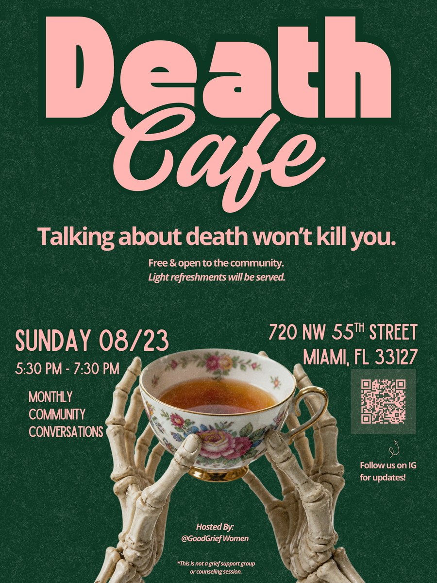 Death Cafe hosted by GoodGriefWomen