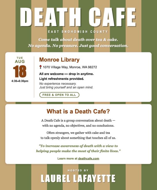 Death Cafe - East Snohomish County