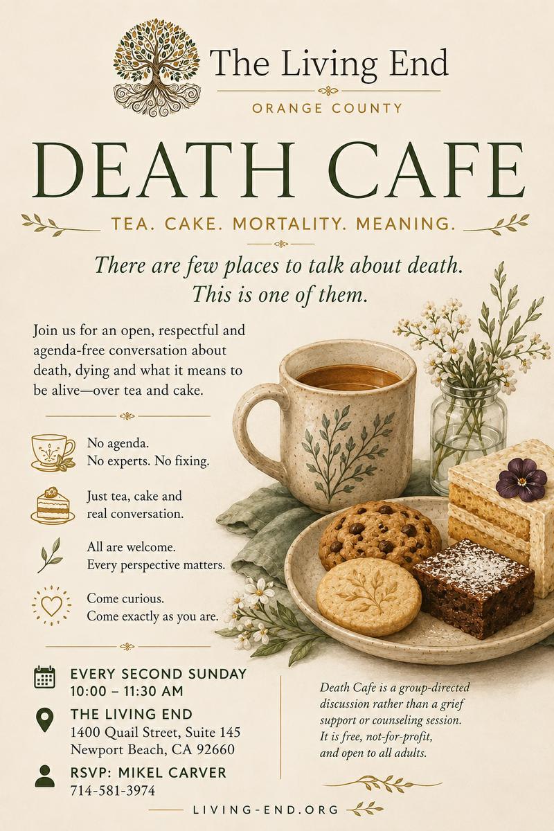 Death Cafe : The Living End, Orange County CA