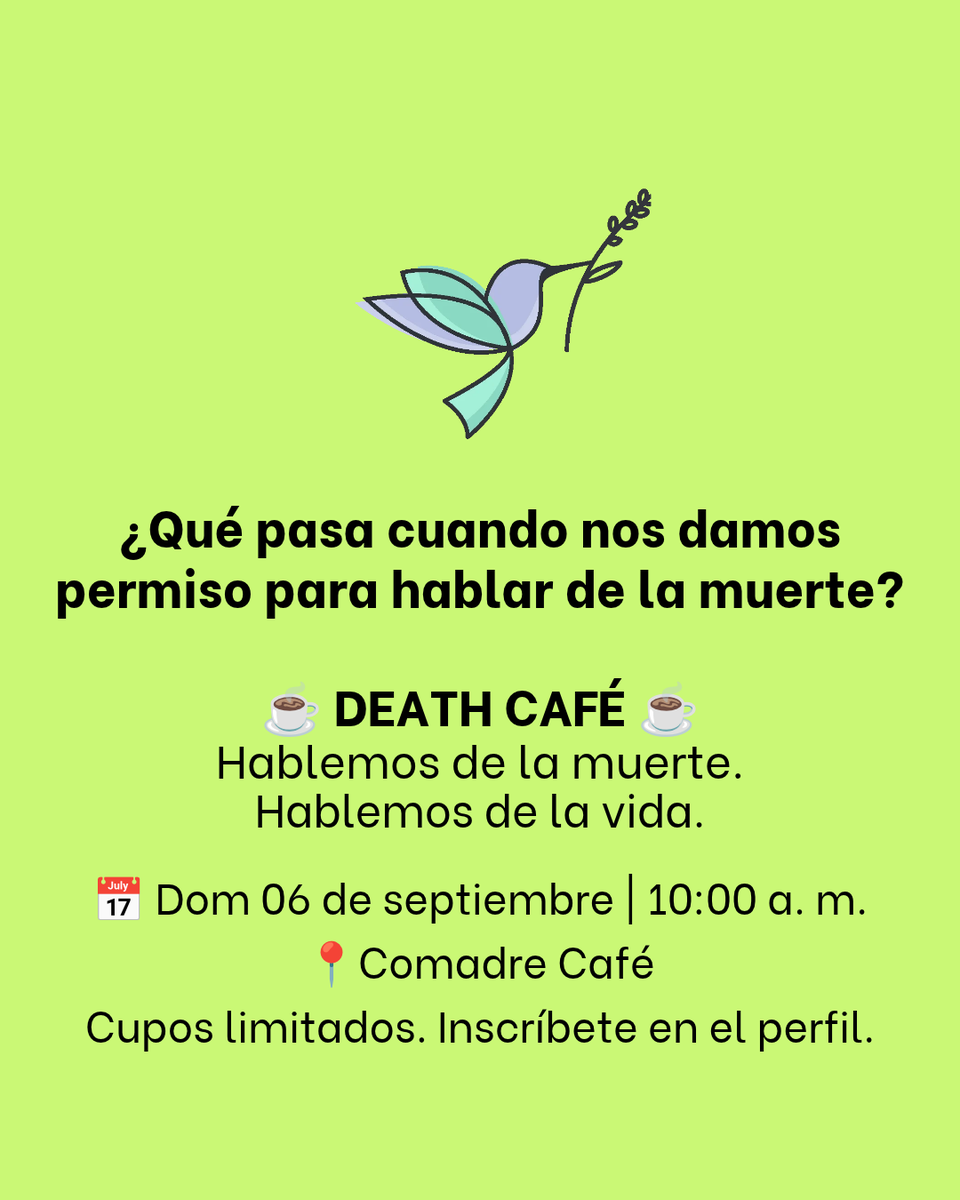 Death Cafe - Diálogos de vida y muerte