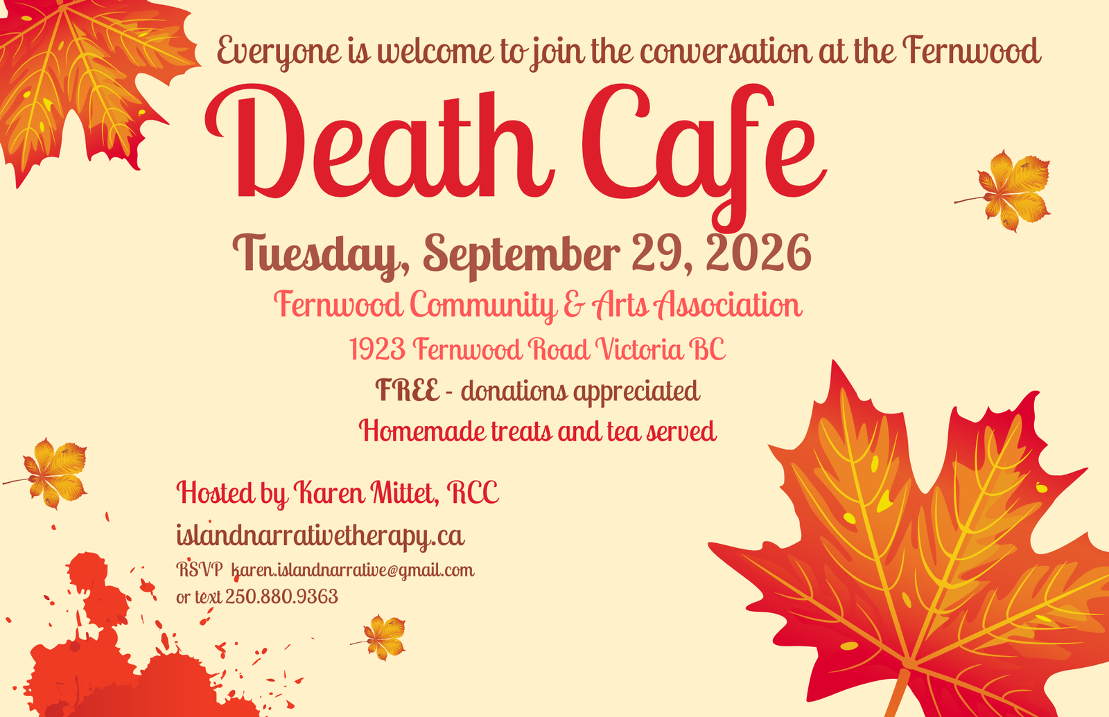 Victoria BC Death Cafe