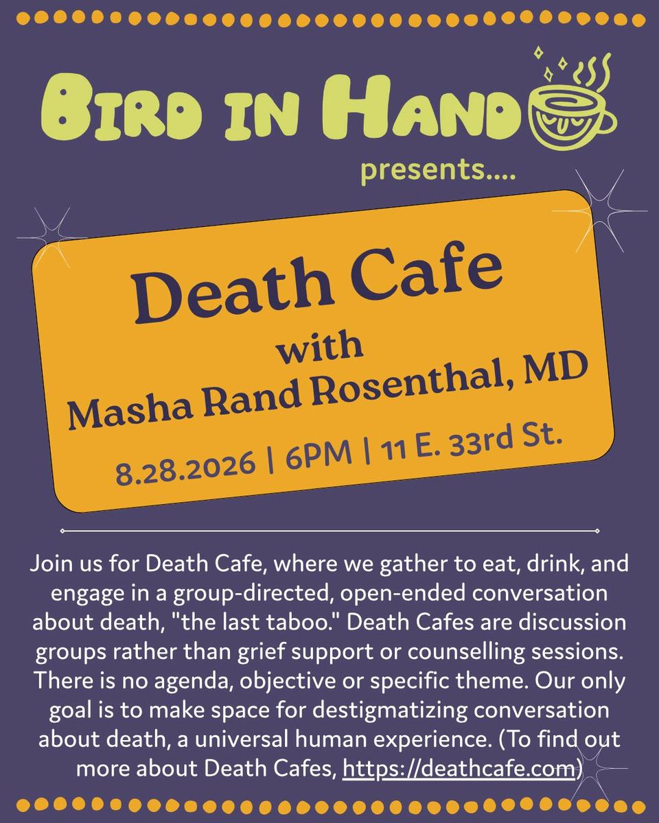 Death Cafe at Bird In Hand