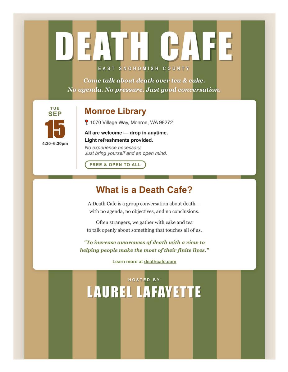 Death Cafe - East Snohomish County