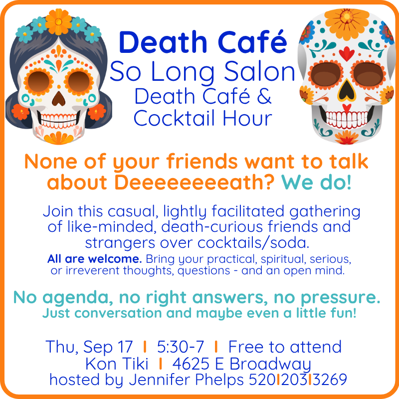 So Long Salon: Death Cafe & Cocktail Hour