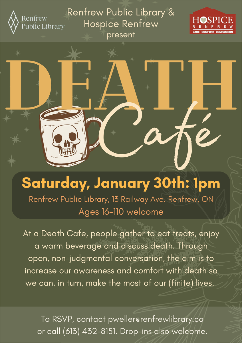 Death Cafe @ The Renfrew Public Library