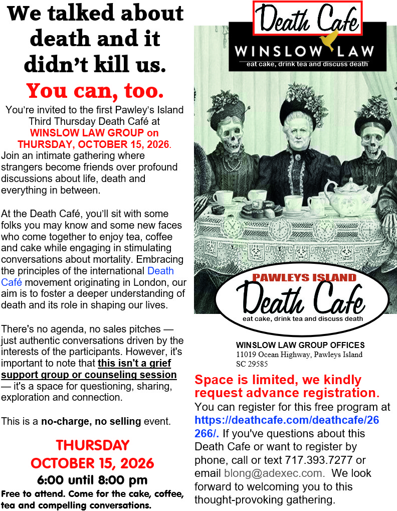 Pawleys Island Death Cafe
