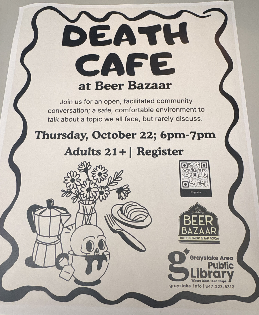 Death Cafe at Beer Bazaar