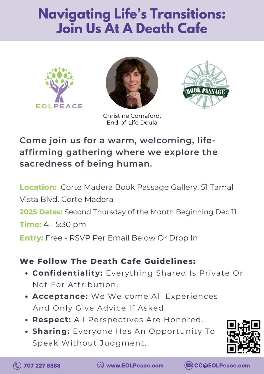 Marin County, CA Death Cafe