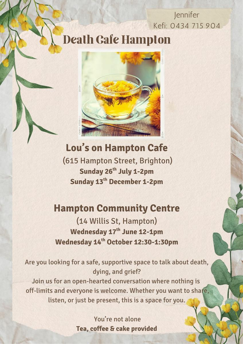 South East Melbourne Death Cafe