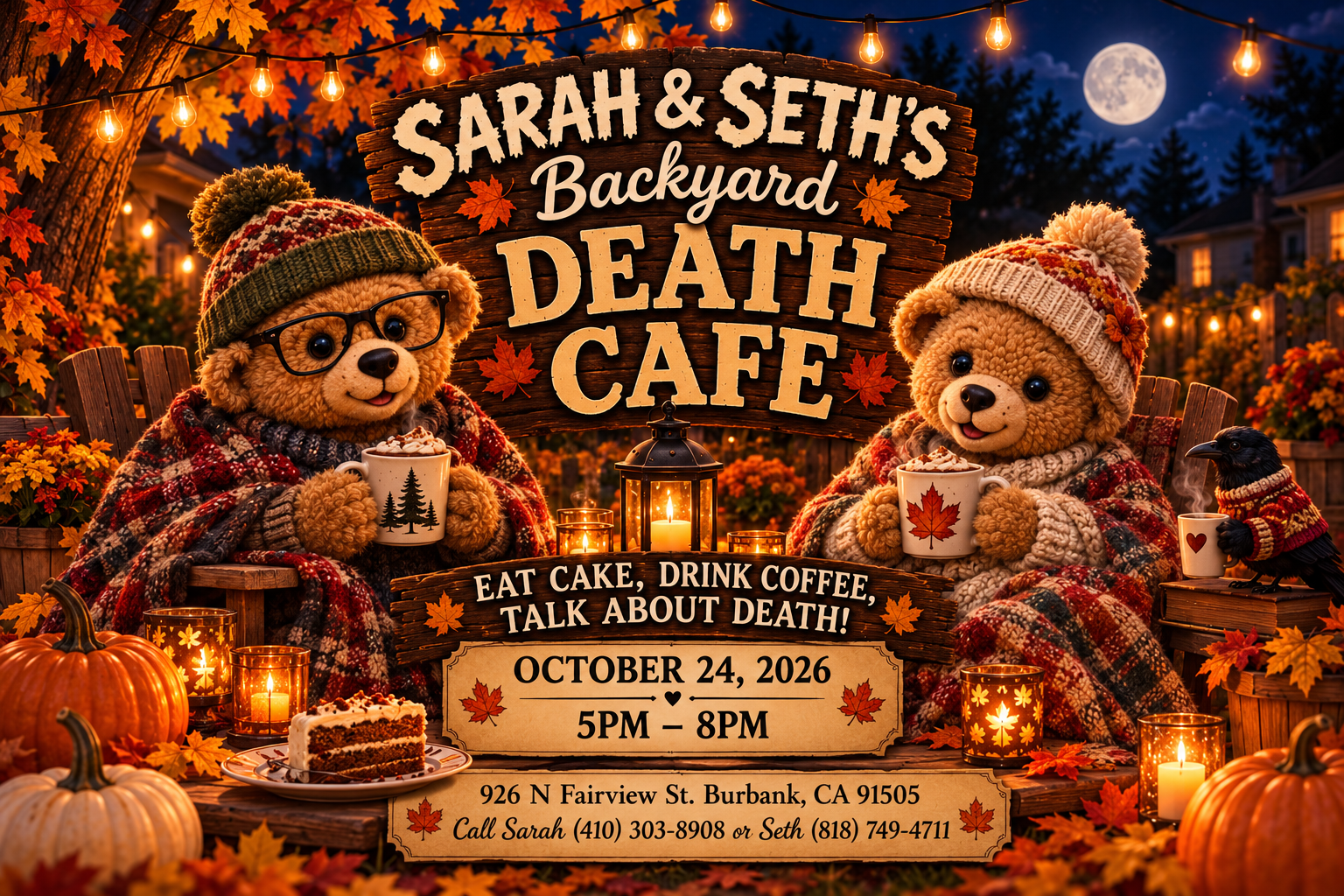 Sarah and Seth's Backyard Death Cafe