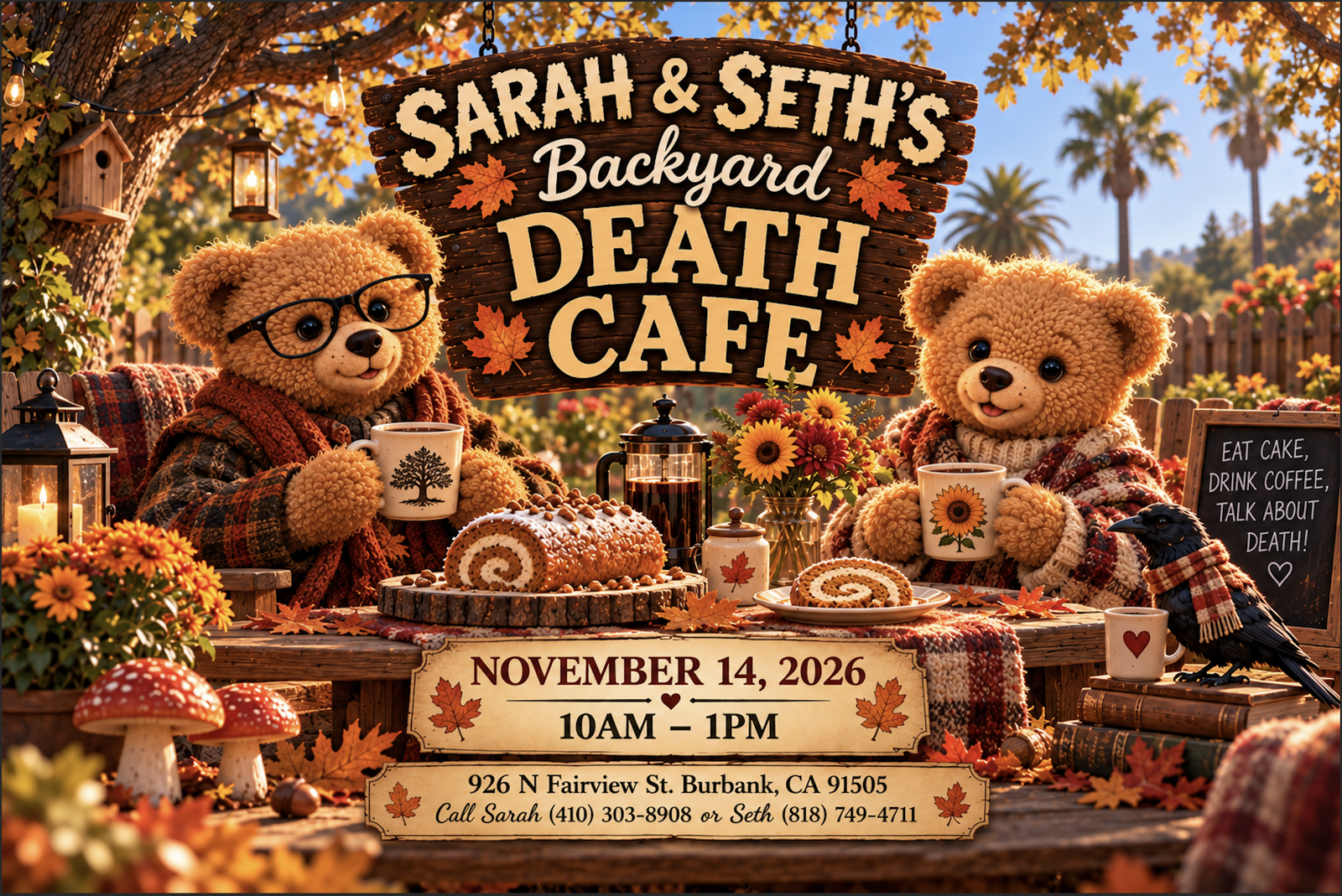 Sarah and Seth's Backyard Death Cafe