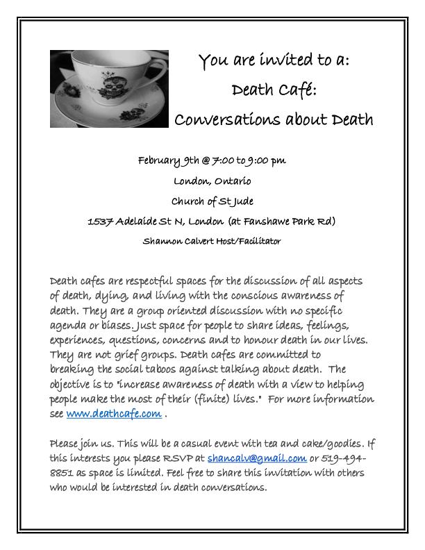 Death Cafe-London Ontario