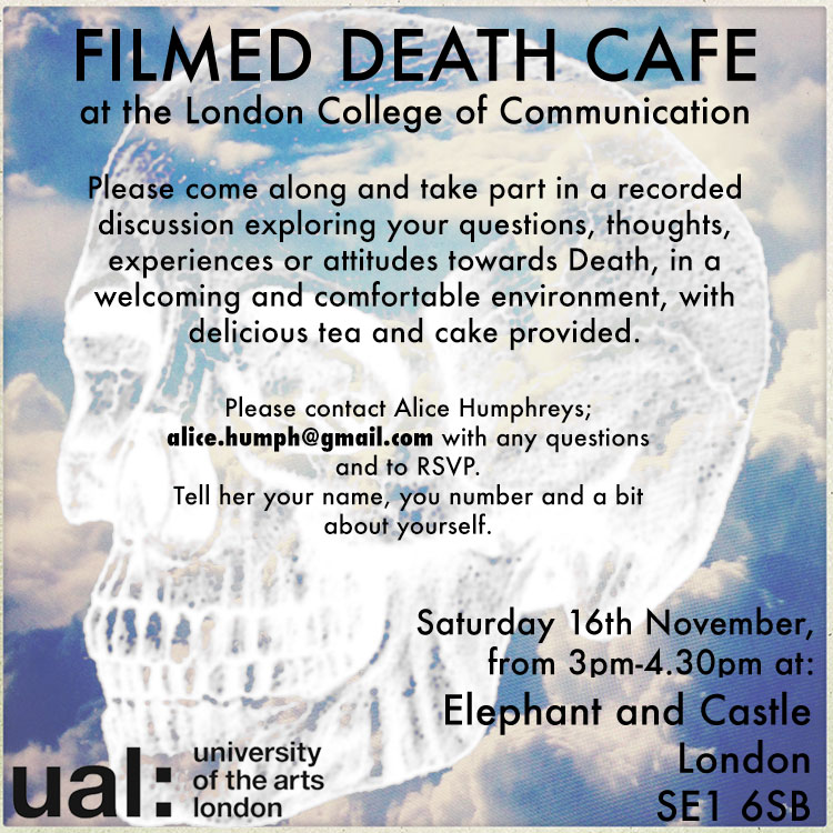 Filmed Death Cafe in London