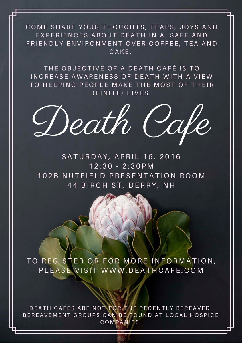  Death Cafe in Derry, NH