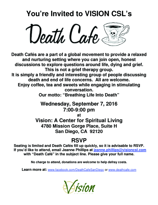 Death Cafe Mission Valley East