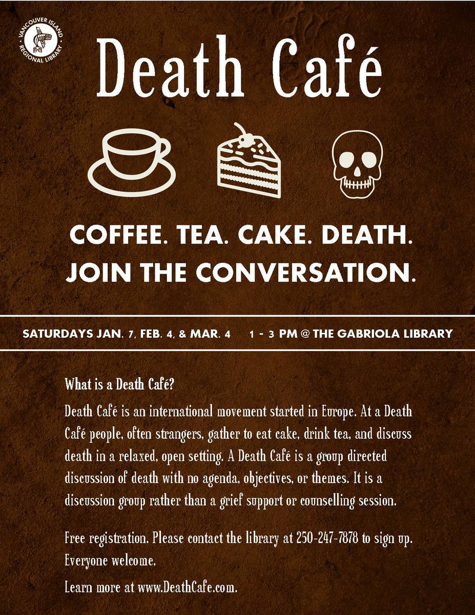Death Cafe Gabriola Island, BC, Canada