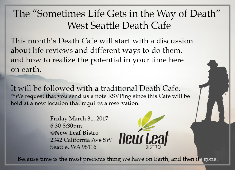 5th Monthly West Seattle Death Cafe