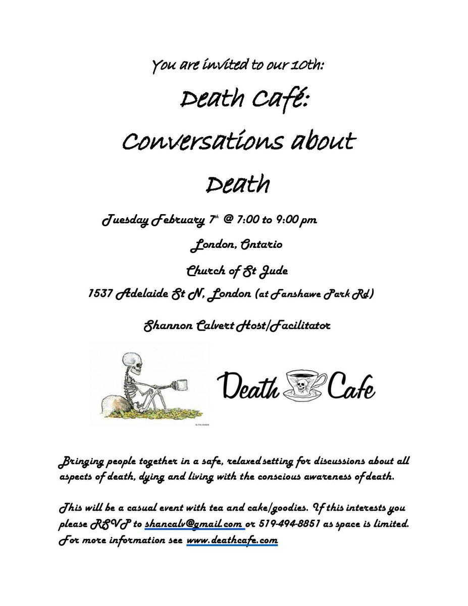 Death Cafe-London Ontario