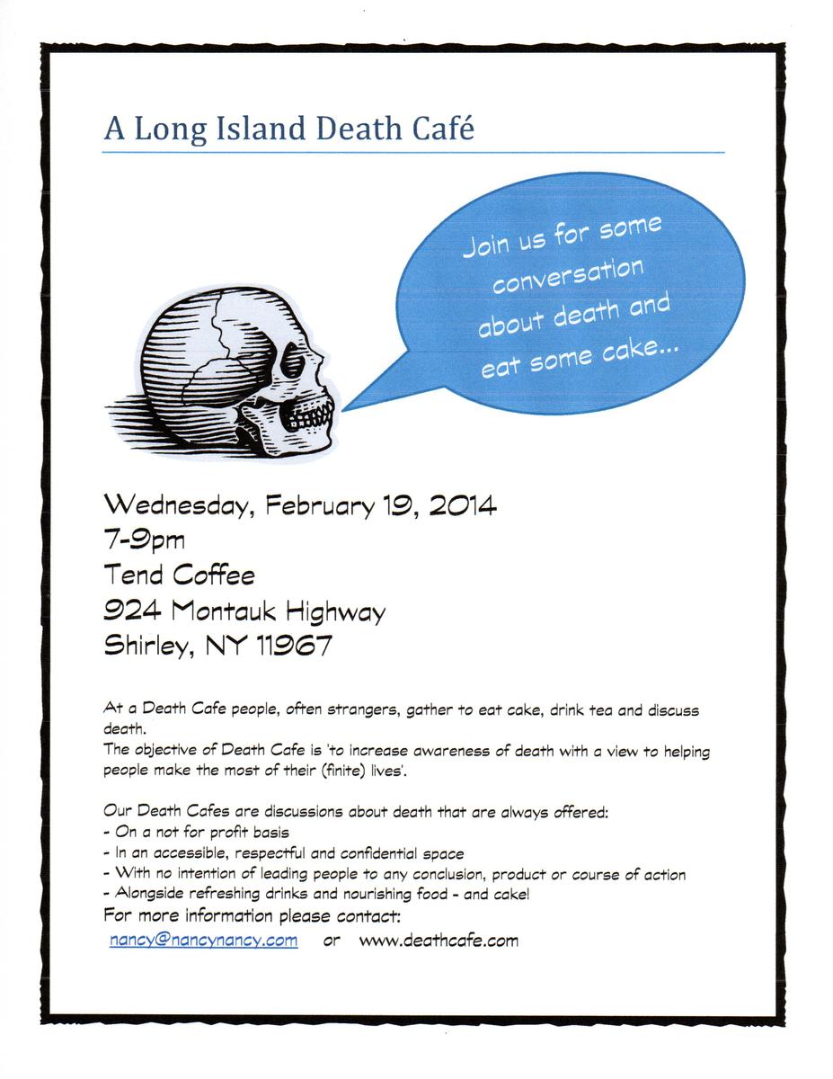 A Long Island Death Cafe