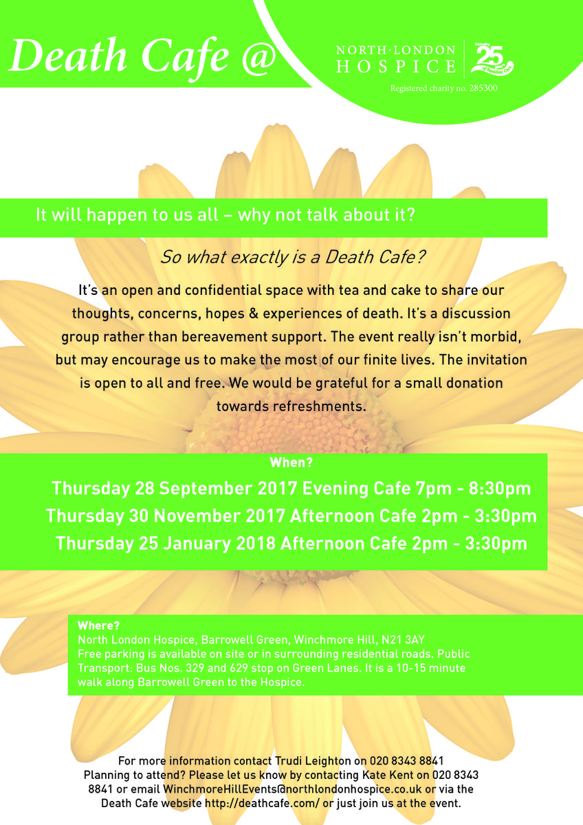 Death Cafe @ North London Hospice