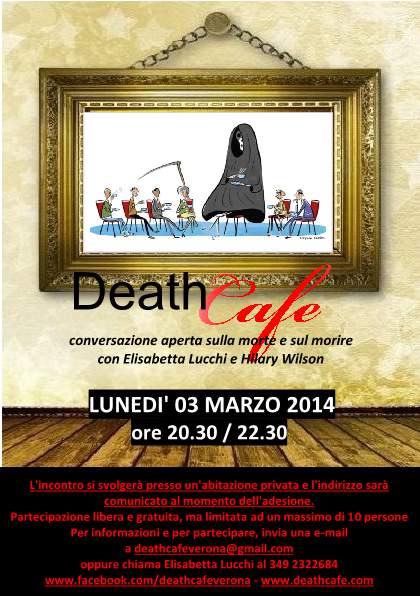 Invito a partecipare al Death Cafe, conversazione aperta sulla morte e sul morire