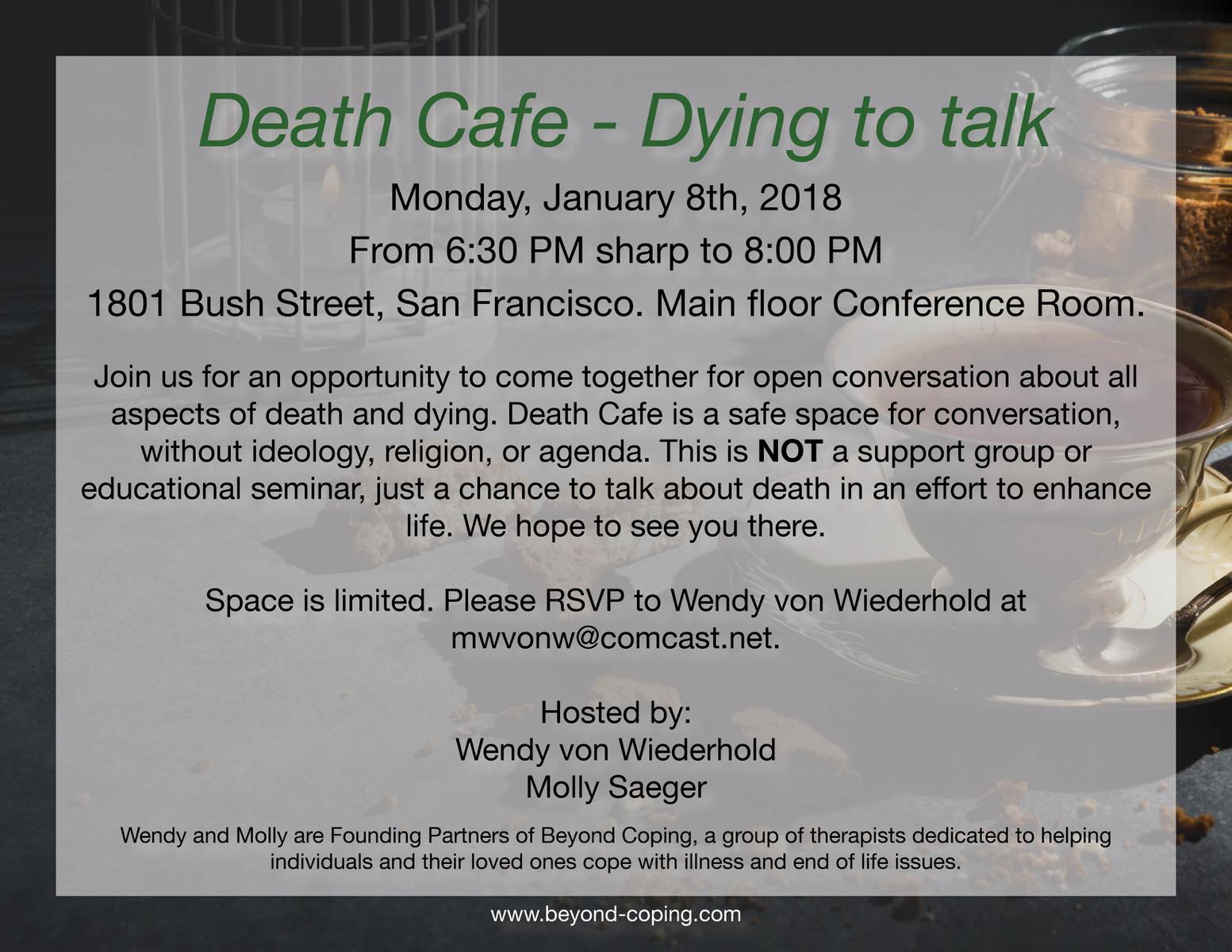 Death Cafe - Dying to talk